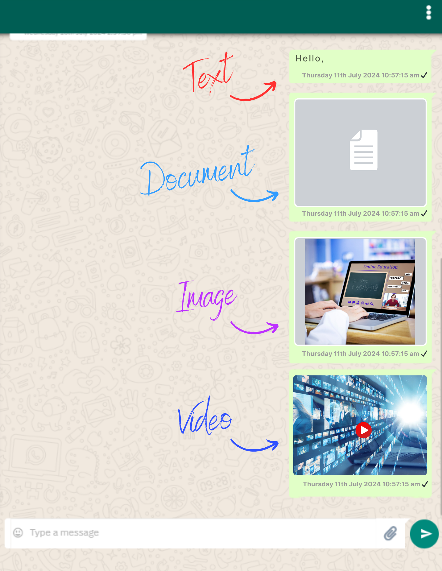 WhatsApp Rich Media Messages - Wapblaster
