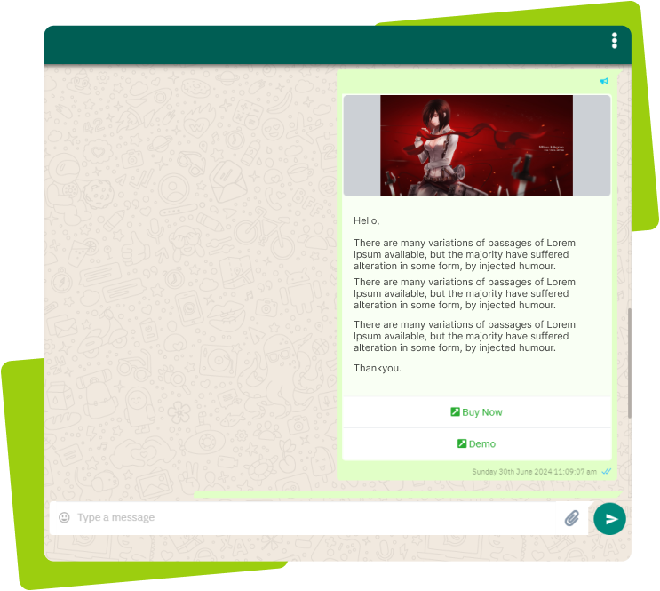 Integrated WhatsApp Chat Interface - Wapblaster